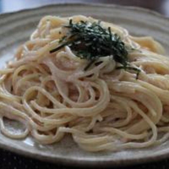 超簡単!明太クリームスパゲッティ
